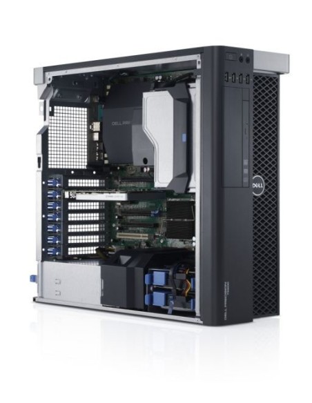 DELL Precision T5600 DDR3-SDRAM E5-2620 Midi Tower Famiglia Intel® Xeon® E5 8 GB Windows 7 Professional Stazione di lavoro Nero