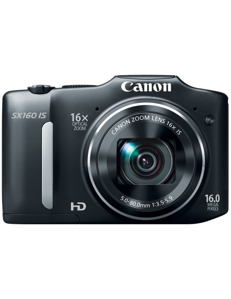 Canon PowerShot SX160 IS 1 2.3" Fotocamera compatta 16 MP CCD 4608 x 3456 Pixel Nero