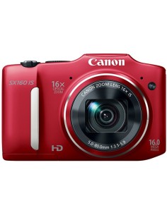 Canon PowerShot SX160 IS 1 2.3" Fotocamera compatta 16 MP CCD 4608 x 3456 Pixel Rosso