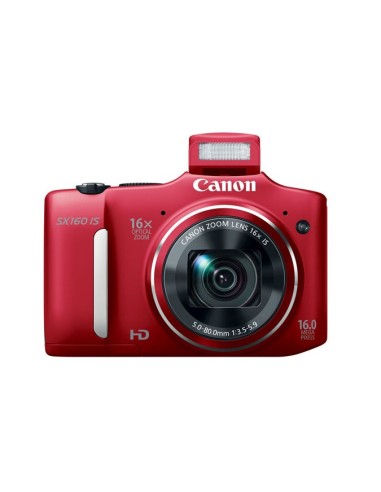 Canon PowerShot SX160 IS 1 2.3" Fotocamera compatta 16 MP CCD 4608 x 3456 Pixel Rosso