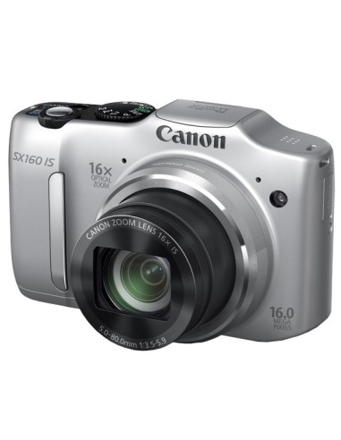 Canon PowerShot SX160 IS 1 2.3" Fotocamera compatta 16 MP CCD 4608 x 3456 Pixel Argento