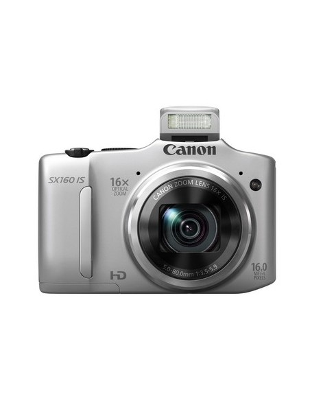 Canon PowerShot SX160 IS 1 2.3" Fotocamera compatta 16 MP CCD 4608 x 3456 Pixel Argento