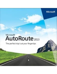 Microsoft AutoRoute Euro 2013, x32, 1u, DVD, ENG mappa per navigatore
