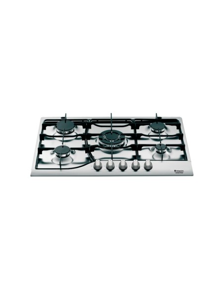 Hotpoint PFS 750 T (IX) HA piano cottura Acciaio inossidabile Da incasso Gas 5 Fornello(i)