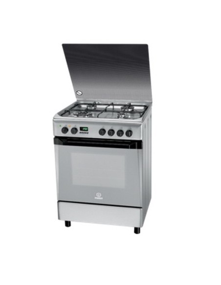 Indesit KN6T76SA(X) I S cucina Gas Acciaio inossidabile A