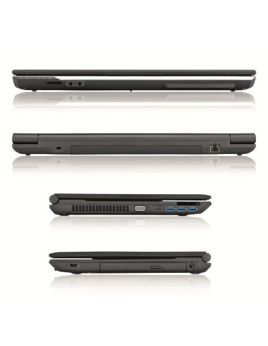 Fujitsu LIFEBOOK A532 39,6 cm (15.6") HD Intel® Core™ i7 8 GB DDR3-SDRAM 500 GB HDD Windows 8 Pro Nero, Argento