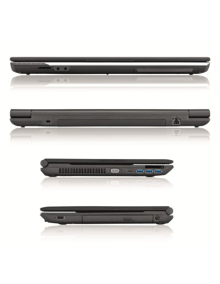 Fujitsu LIFEBOOK A532 39,6 cm (15.6") HD Intel® Core™ i7 8 GB DDR3-SDRAM 500 GB HDD Windows 8 Pro Nero, Argento
