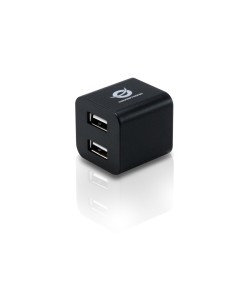 Conceptronic C4USB2CUBEB hub di interfaccia 480 Mbit s Nero