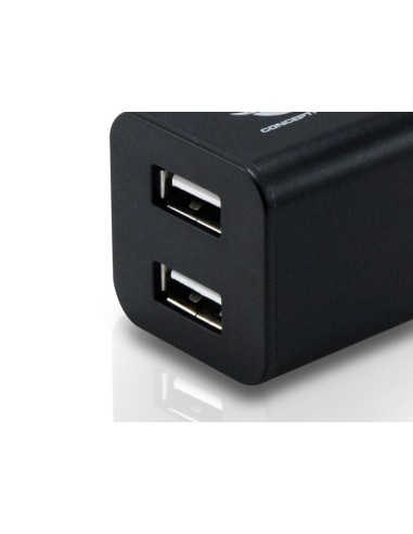 Conceptronic C4USB2CUBEB hub di interfaccia 480 Mbit s Nero