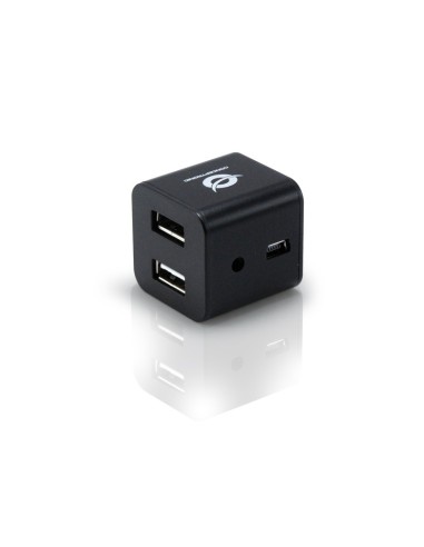 Conceptronic C4USB2CUBEB hub di interfaccia 480 Mbit s Nero