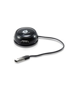 Conceptronic CS4USB2 hub di interfaccia 480 Mbit s Nero