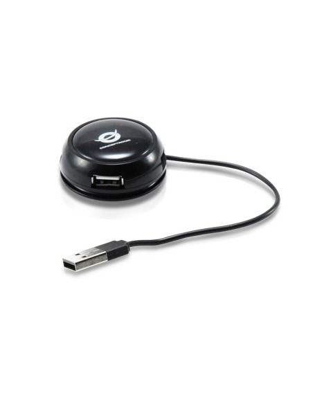 Conceptronic CS4USB2 hub di interfaccia 480 Mbit s Nero