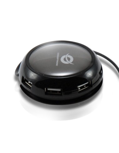 Conceptronic CS7USB2 hub di interfaccia 480 Mbit s Nero