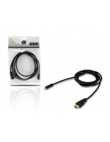 Conceptronic 1.8m HDMI - microHDMI M M cavo HDMI 1,8 m HDMI tipo A (Standard) HDMI tipo D (Micro) Nero