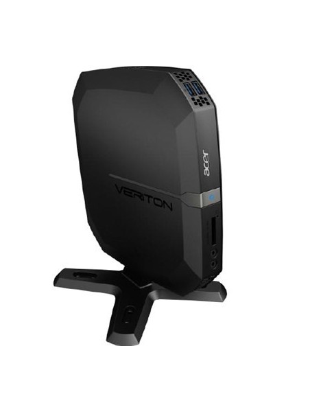 Acer Veriton N 2620G DDR3-SDRAM 887 USFF Intel® Celeron® 2 GB 500 GB HDD Windows 7 Professional Mini PC Nero