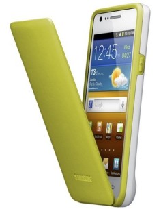 Samsung EF-C1A2WLEC custodia per cellulare Custodia flip a libro Verde, Bianco