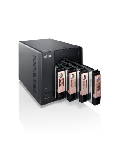Fujitsu CELVIN NAS Q802 Desktop Collegamento ethernet LAN Nero D2700