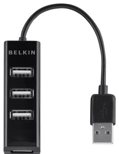 Belkin F4U045CW hub di interfaccia 480 Mbit s Nero