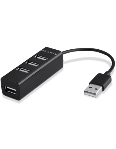 Belkin F4U045CW hub di interfaccia 480 Mbit s Nero