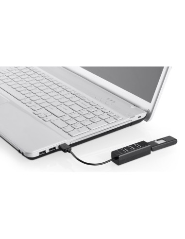 Belkin F4U045CW hub di interfaccia 480 Mbit s Nero