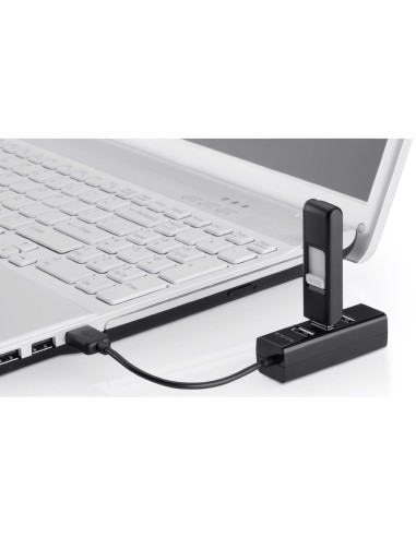 Belkin F4U045CW hub di interfaccia 480 Mbit s Nero