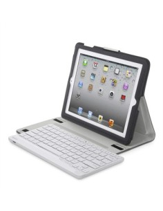 Belkin F5L144EAWHT-C00 tastiera per dispositivo mobile Nero, Bianco