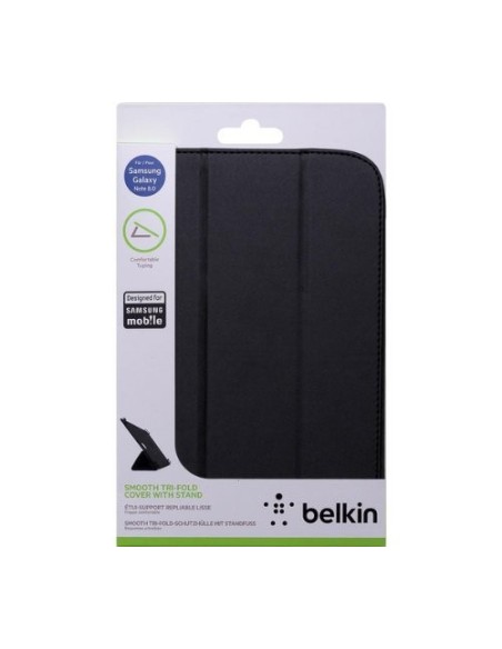 Belkin Cinema Stripe Multi Angle Case custodia per cellulare 20,3 cm (8") Custodia a libro Nero
