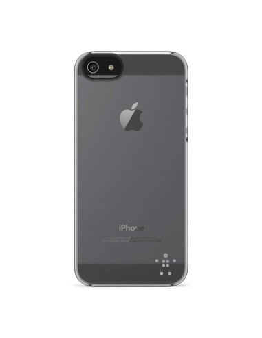 Belkin Shield Sheer Matte iPhone 5 custodia per cellulare Cover Trasparente, Bianco