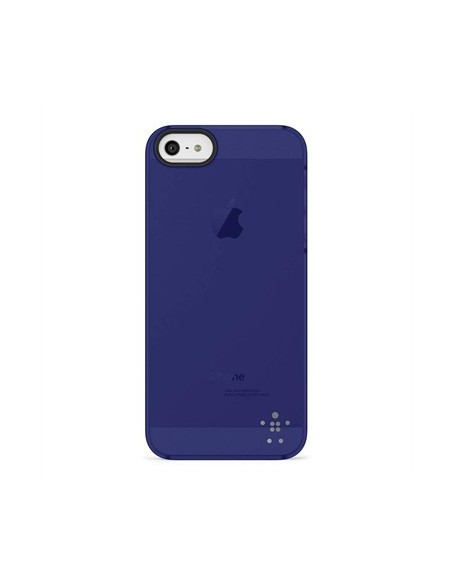 Belkin Shield Sheer Matte iPhone 5 custodia per cellulare Cover Indaco, Trasparente