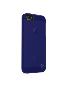 Belkin Shield Sheer Matte iPhone 5 custodia per cellulare Cover Indaco, Trasparente 2