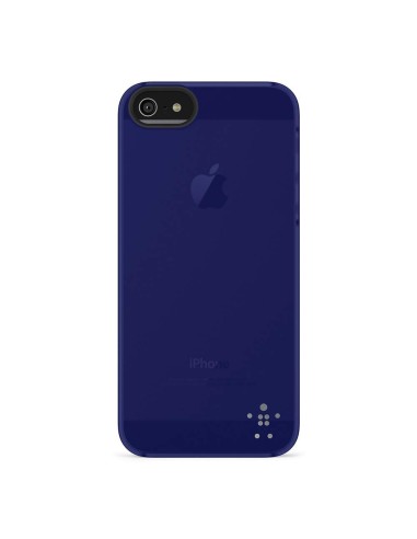 Belkin Shield Sheer Matte iPhone 5 custodia per cellulare Cover Indaco, Trasparente