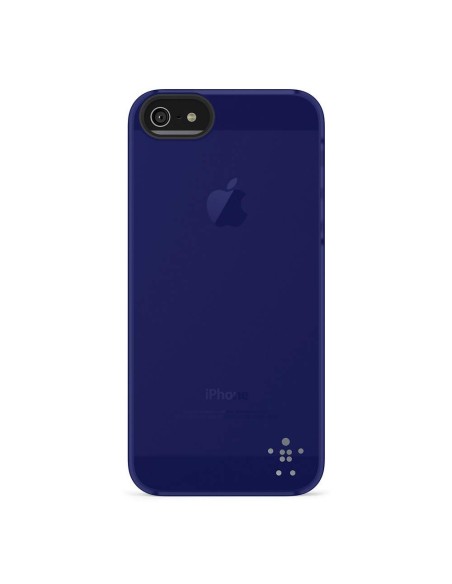 Belkin Shield Sheer Matte iPhone 5 custodia per cellulare Cover Indaco, Trasparente