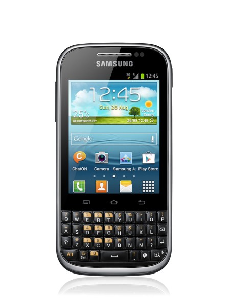 Samsung Galaxy Chat GT-B5330 7,62 cm (3") SIM singola Android 4.0.4 3G 0,5 GB 4 GB 1200 mAh Nero