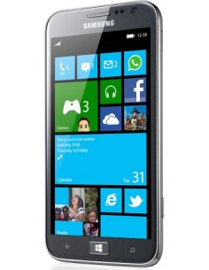 Samsung ATIV S GT-I8750 12,2 cm (4.8") SIM singola Windows Phone 8 3G 1 GB 16 GB 2300 mAh Argento