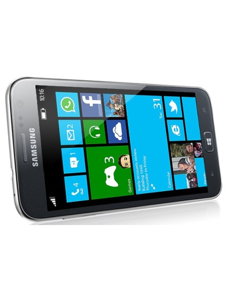 Samsung ATIV S GT-I8750 12,2 cm (4.8") SIM singola Windows Phone 8 3G 1 GB 16 GB 2300 mAh Argento