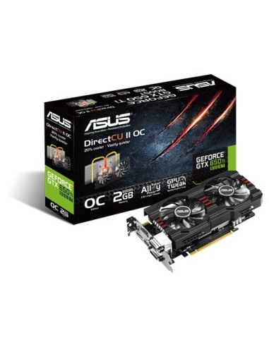 ASUS GTX650TIB-DC2OC-2GD5 scheda video NVIDIA GeForce GTX 650 Ti 2 GB GDDR5