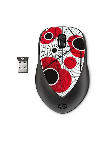 HP x4000 mouse Ambidestro RF Wireless Laser 1600 DPI