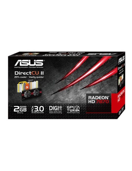 ASUS HD7870-DC2-2GD5-V2 scheda video AMD Radeon HD7870 2 GB GDDR5