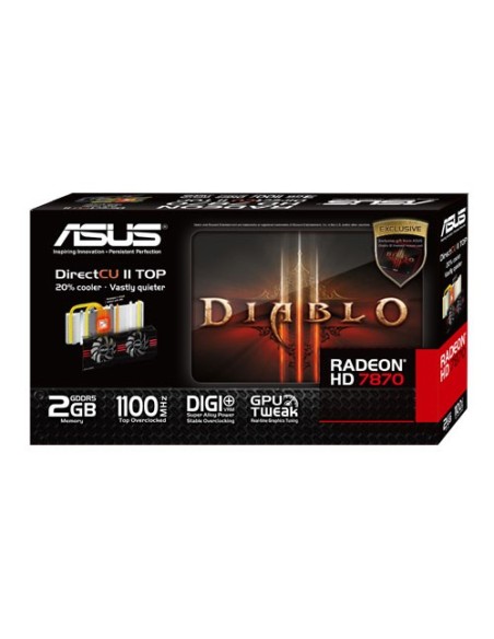 ASUS HD7870-DC2TG-2GD5-V2 scheda video AMD Radeon HD7870 2 GB GDDR5