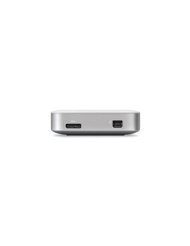 Buffalo MiniStation Thunderbolt 500GB disco rigido esterno Argento, Bianco