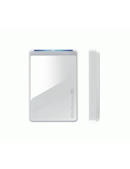 Buffalo MiniStation 500GB disco rigido esterno Bianco