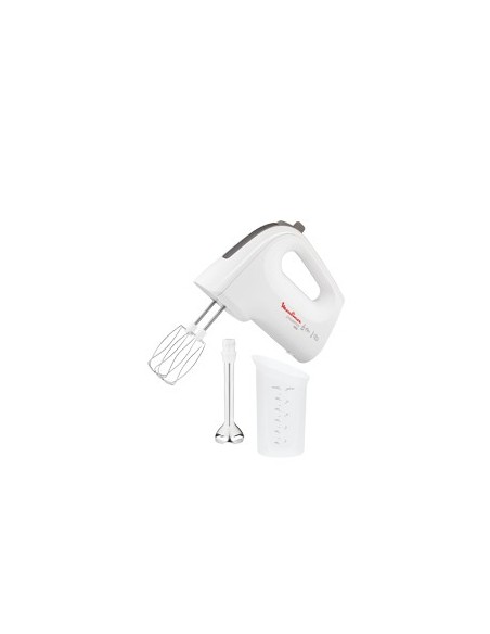 Moulinex Powermix Deluxe Sbattitore manuale 500 W Bianco