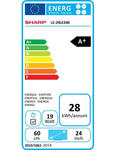 Sharp LC-24LE240EX TV 61 cm (24") Full HD Nero