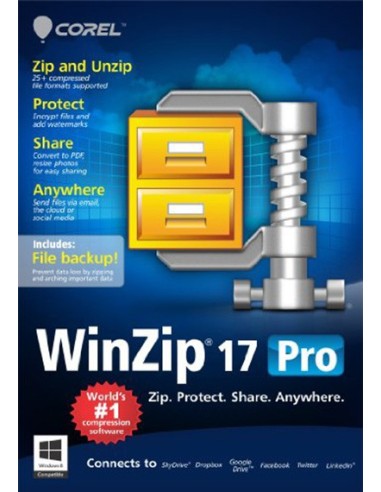 Corel WinZip 17 Pro, EDU, 50000-99999u, ML Istruzione (EDU) Multilingua