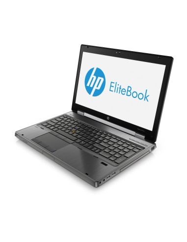 HP EliteBook 8570w 39,6 cm (15.6") Full HD Intel® Core™ i7 4 GB DDR3-SDRAM 524 GB HDD Wi-Fi 4 (802.11n) Windows 8 Pro