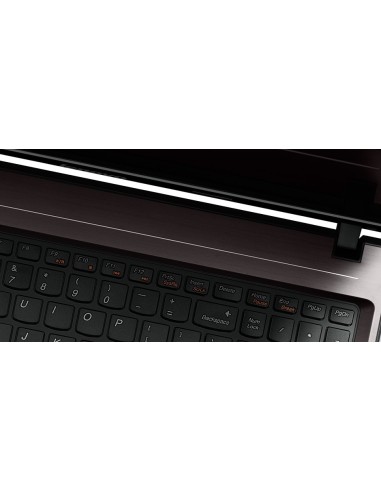 Lenovo IdeaPad G580 39,6 cm (15.6") Intel® Pentium® 4 GB DDR3-SDRAM 320 GB HDD Wi-Fi 4 (802.11n) Windows 8 Nero