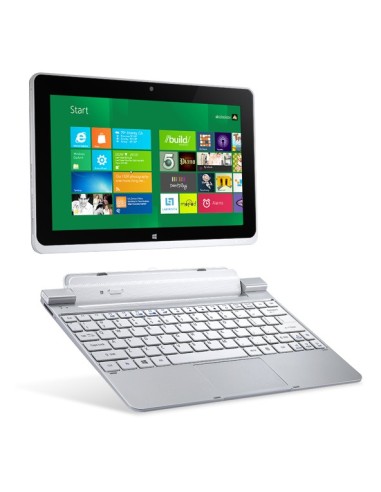 Acer Iconia W510-27602G06iss 64 GB 25,6 cm (10.1") Intel Atom® 2 GB Wi-Fi 4 (802.11n) Windows 8 Nero, Bianco