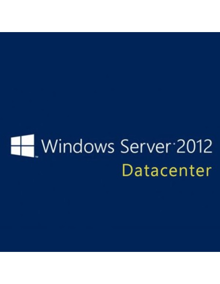 Microsoft Windows Server 2012 Datacenter, WIN, x64, 1pk, 2u, DSP, OEI, Add Lic, DVD, ENG 2 licenza e