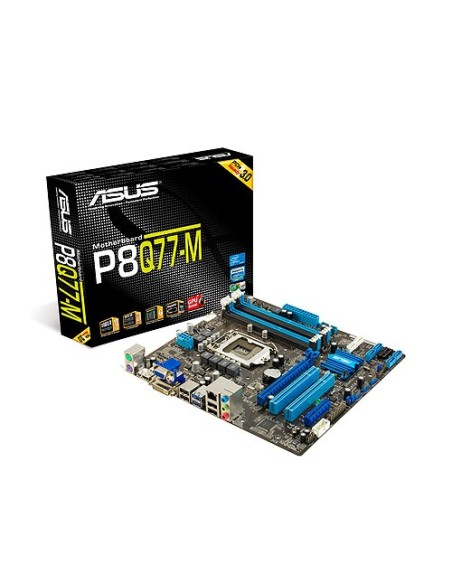 ASUS P8Q77-M scheda madre Intel® Q77 Express LGA 1155 (Socket H2) micro ATX