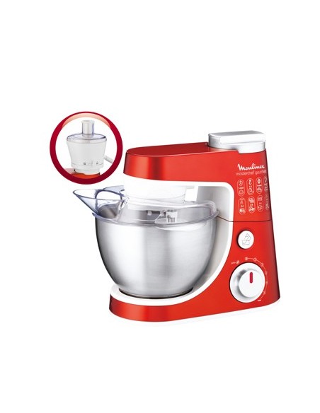 Moulinex QA405G robot da cucina 900 W 4 L Rosso